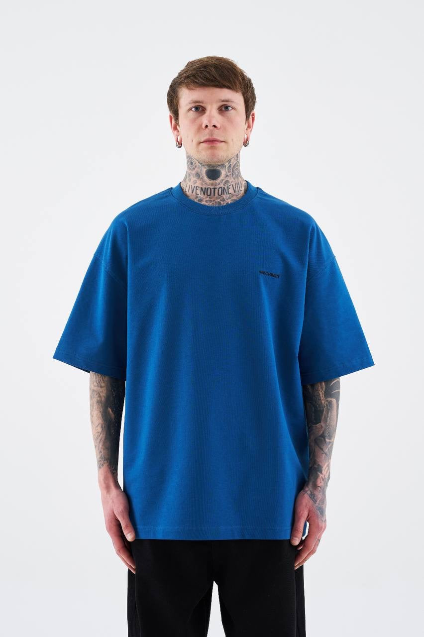 Everyday Oversized T-Shirt for Men – Electric Blue