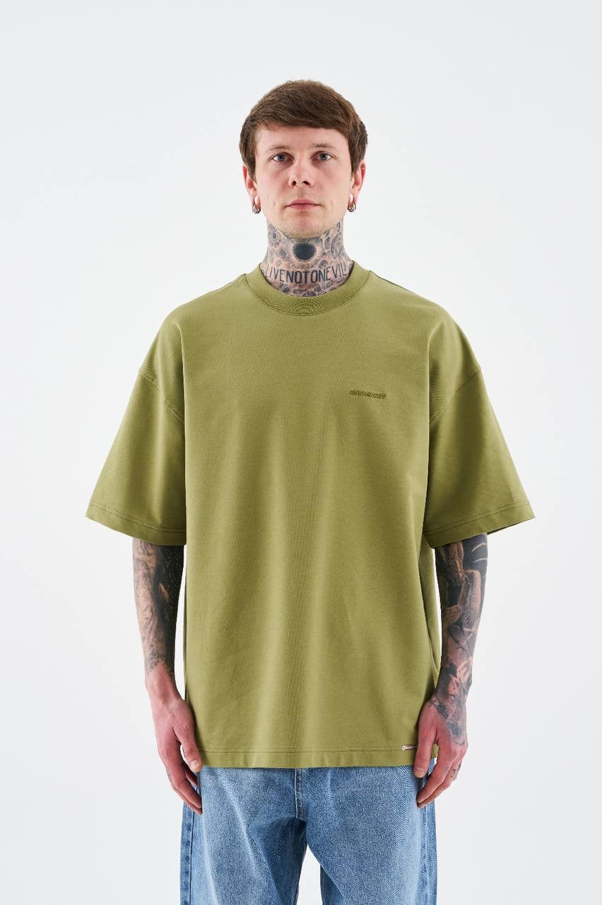 Men's Arrow Graphic Short Sleeve T-Shirt in Military Green
