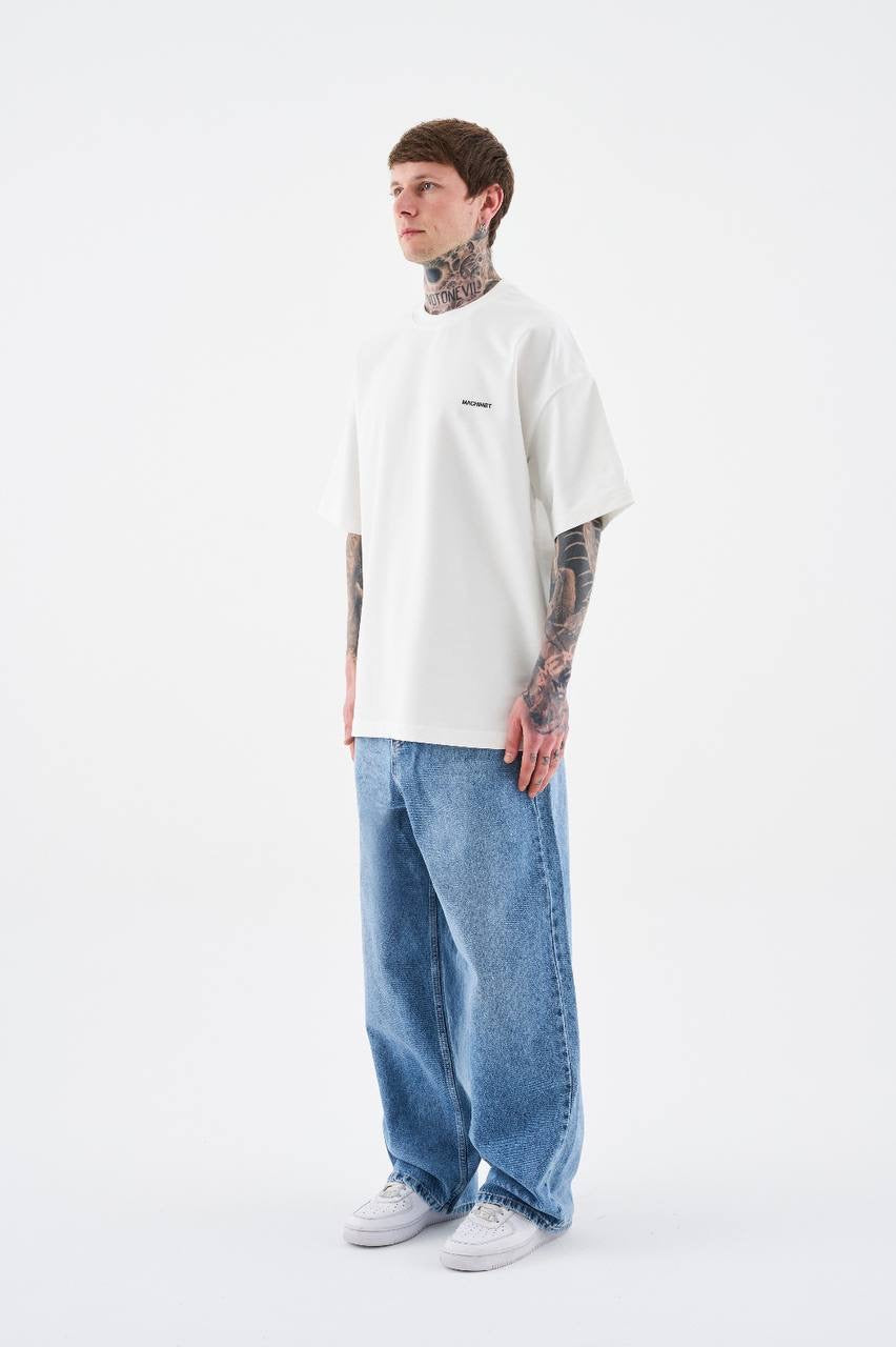 Oversized Elbow-Sleeve T-Shirt for Men