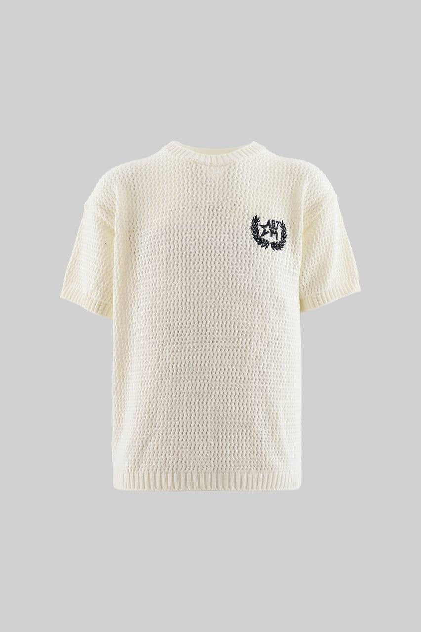 Men’s Knit College Style T-Shirt in Soft