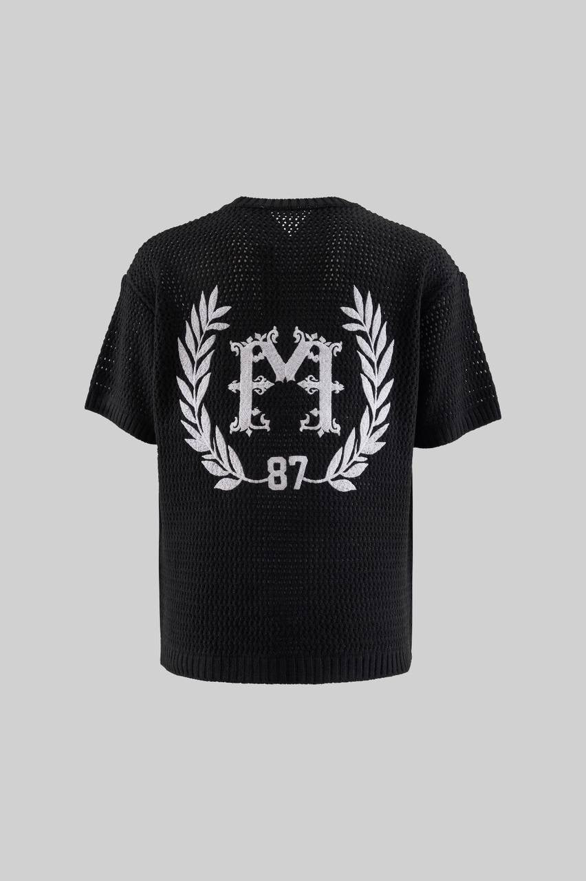 Urban Street Style Black Tee for Men