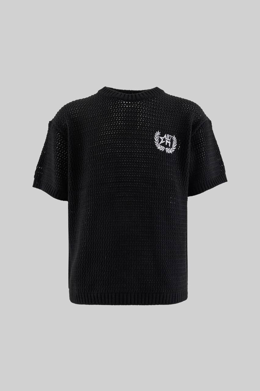 Urban Street Style Black Tee for Men