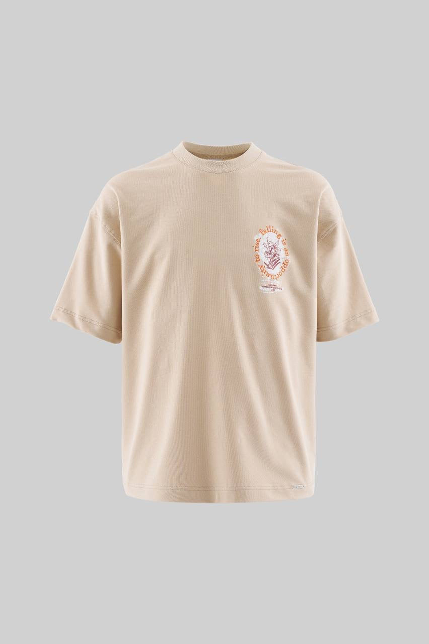 Men’s Boxy Fit Graphic Short Sleeve T-Shirt in Soft Cotton