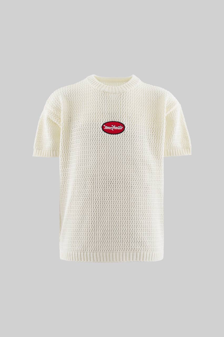 Men’s Boxy Fit Knitted Short Sleeve T-Shirt