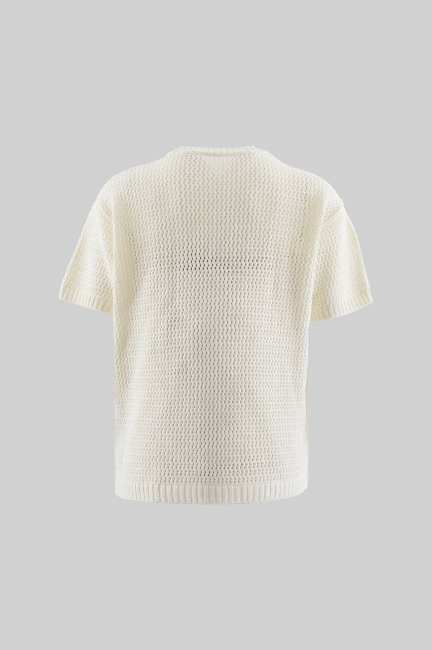 Men’s Boxy Fit Knitted Short Sleeve T-Shirt