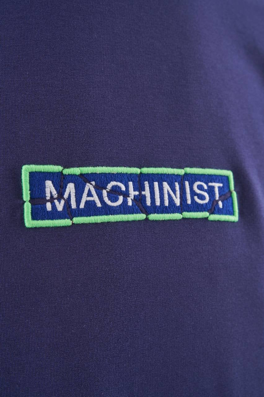 Men’s Boxy Fit Short Sleeve Technical Embroidered T-Shirt