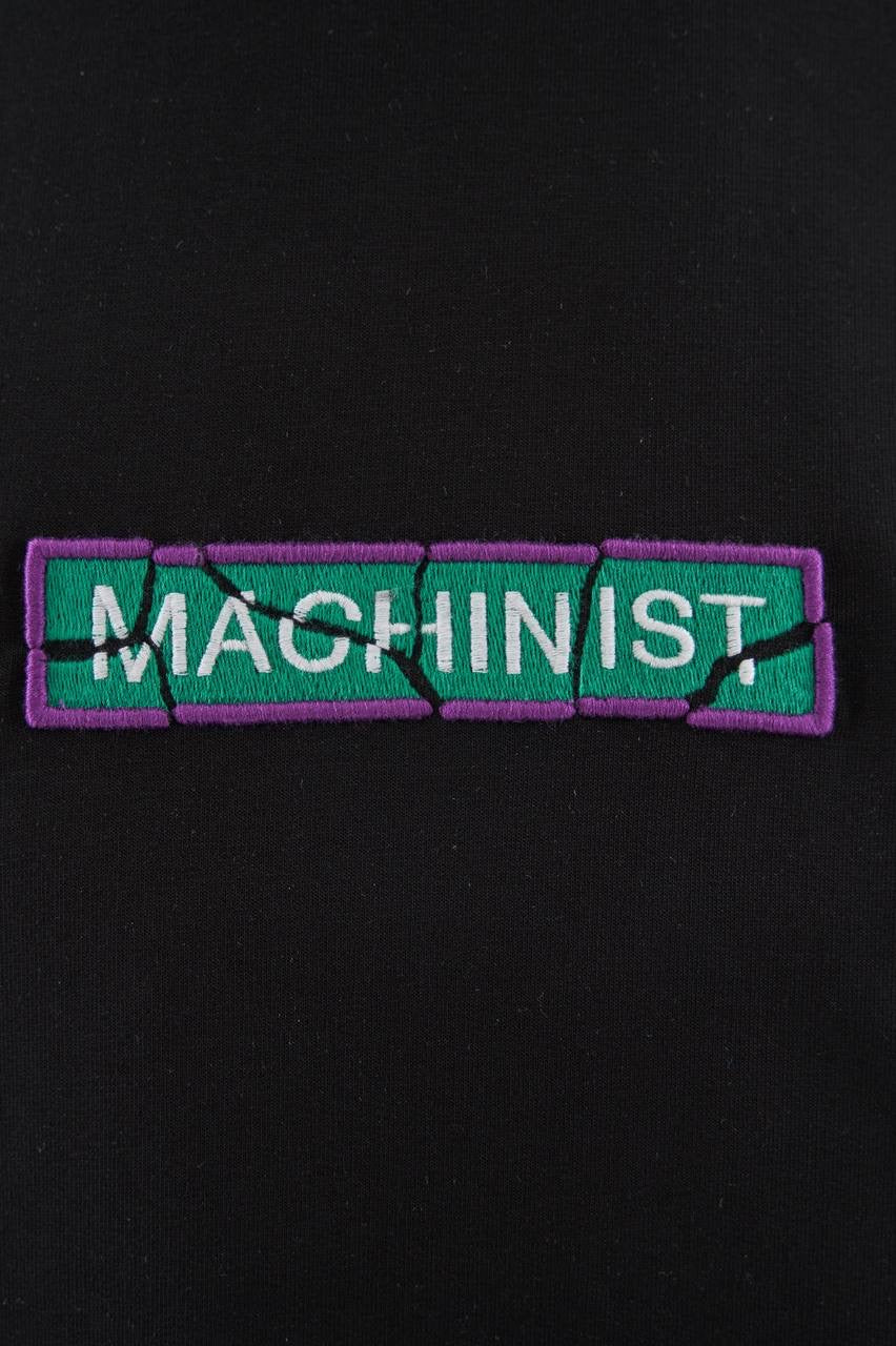 Men's Oversized Short Sleeve T-Shirt with Alien Embroidery in Soft Cotton