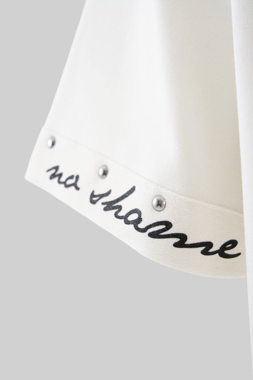 Men’s Boxy Fit Short Sleeve Printed T-Shirt with Dome Studs