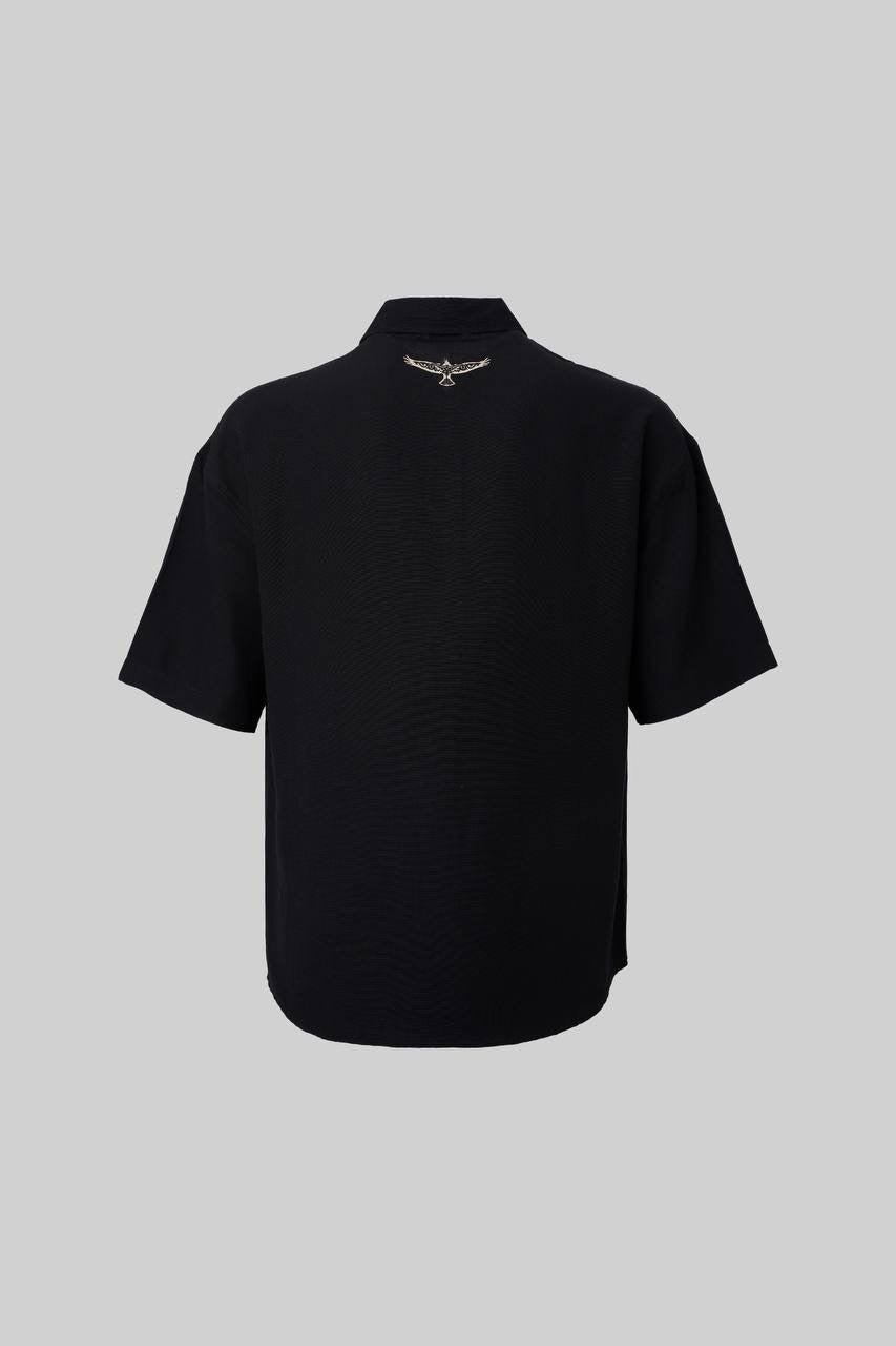 Men's Oversized Cut Printed Shirt in Soft Cotton