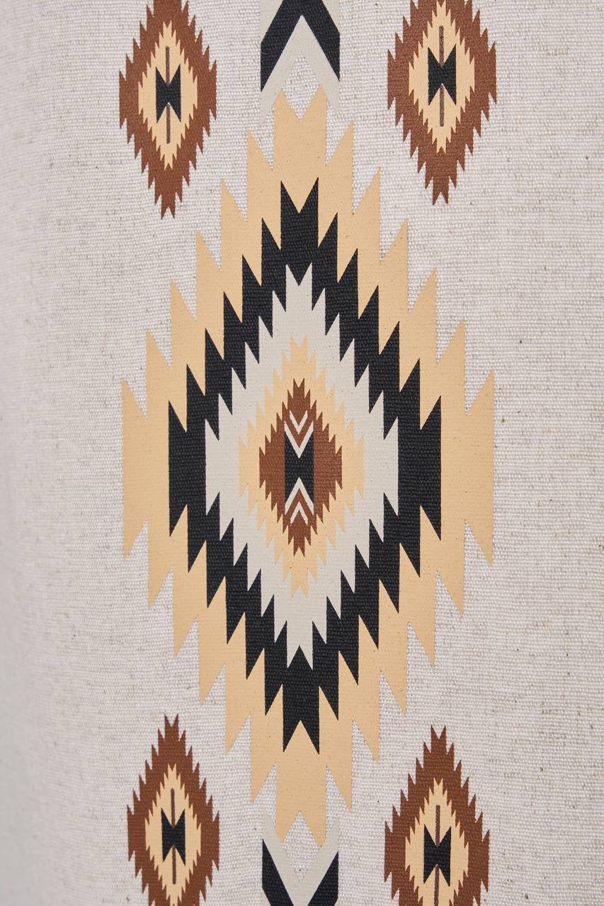 Men's Ethnical Viscose White Shirt with Bold Free Design