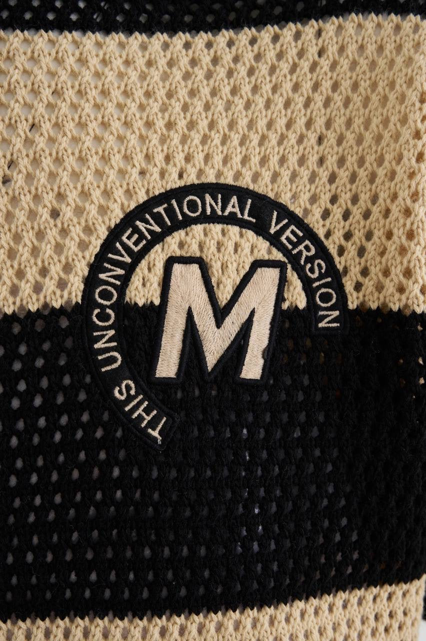 Men’s Relaxed Fit Alpaca Wool Stripe Jumper – MACHINIST