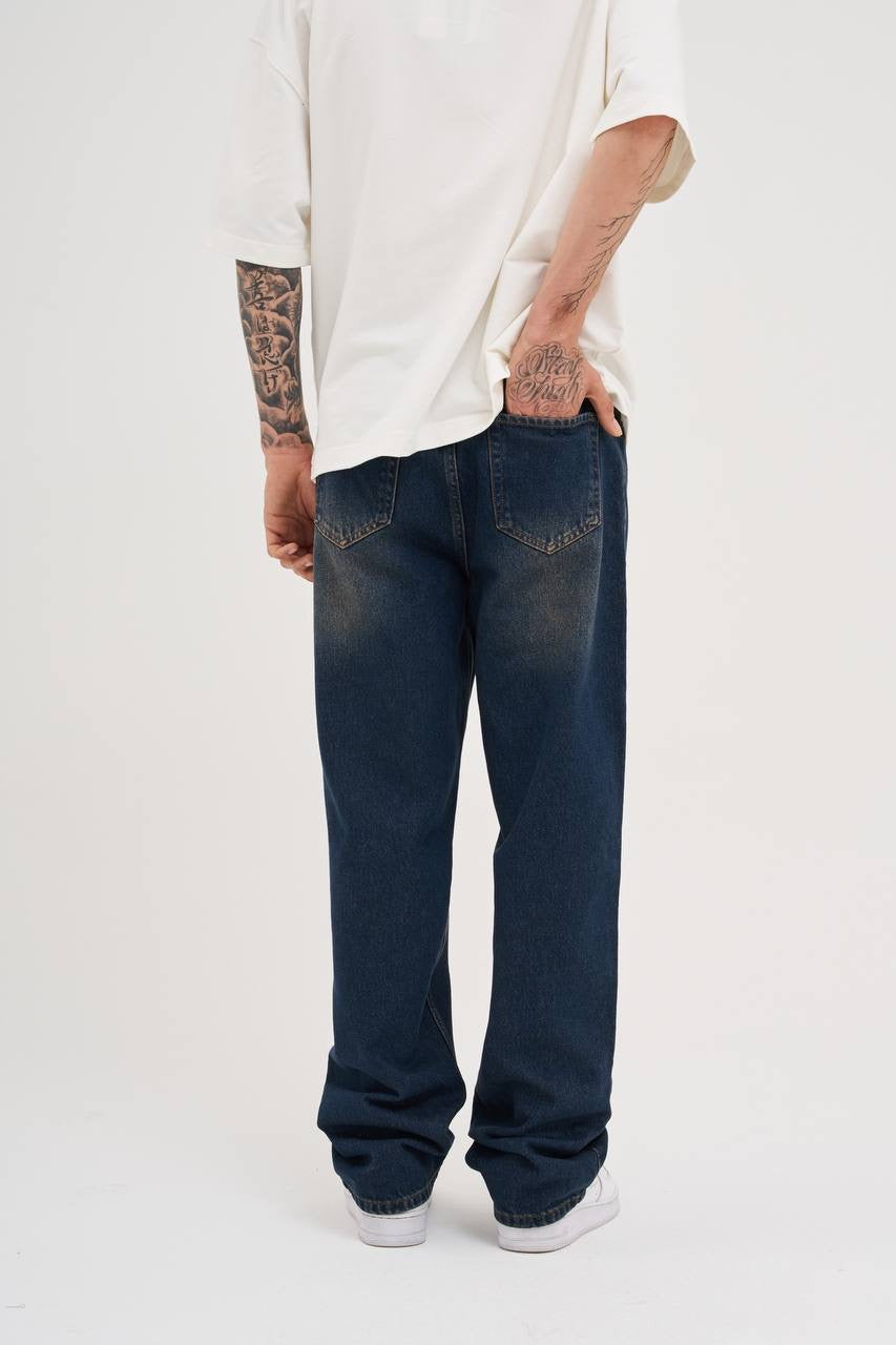 Men’s Oversize Baggy Fit Washed Denim Jeans