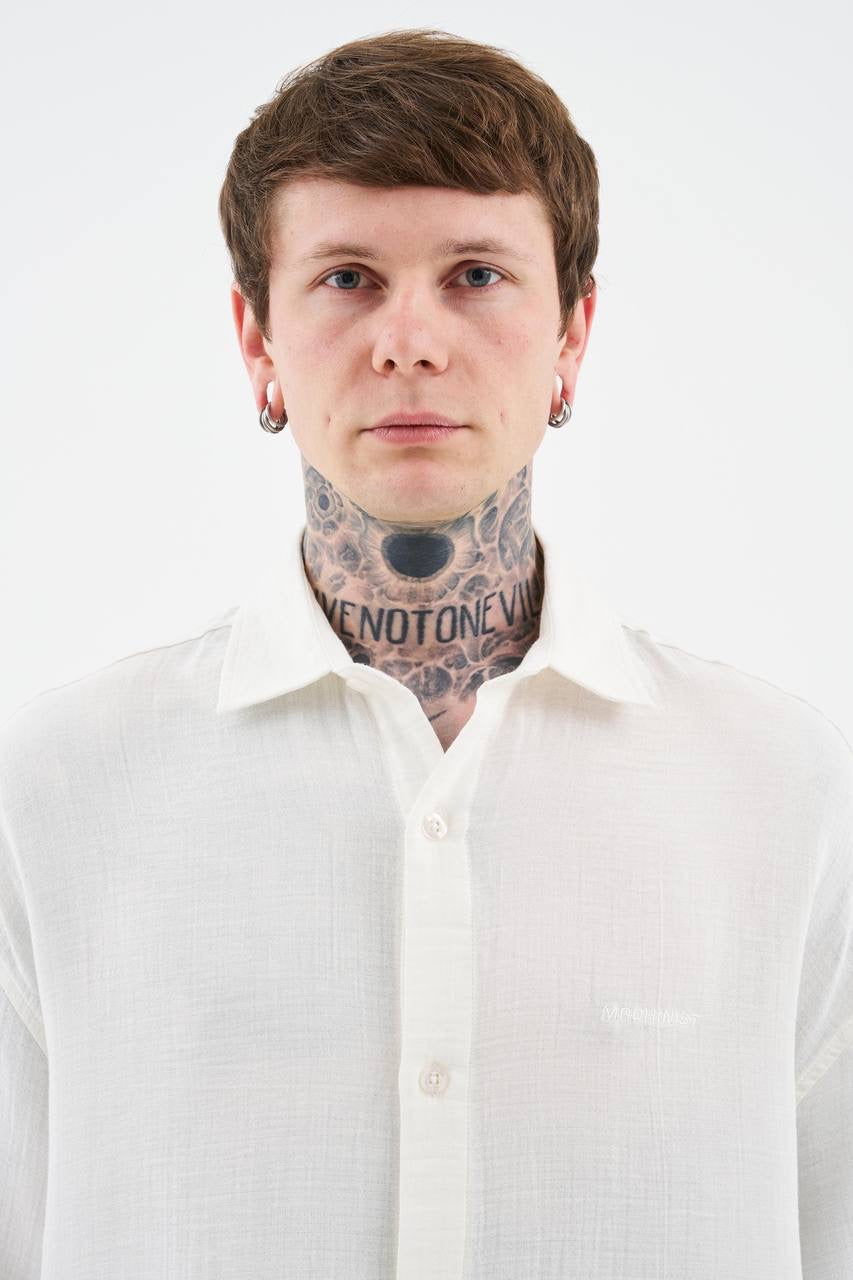 Men's Relaxed Fit Waffle Button-Down Shirt in Soft Cotton