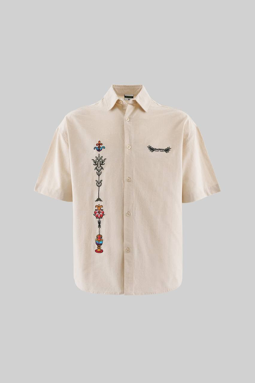 Men’s Boxy Fit Pejë-Inspired Casual Shirt in Soft Cotton