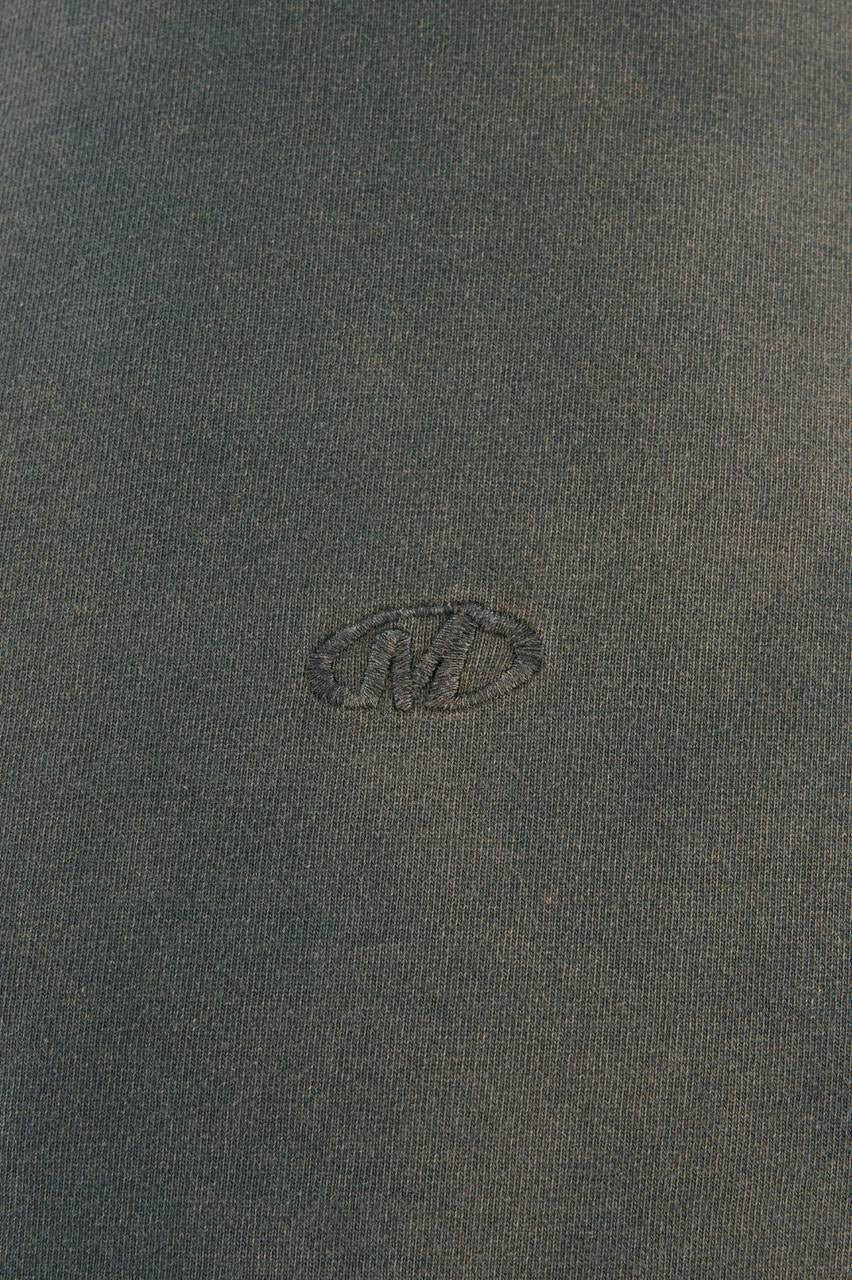 Men's Washed Grey Boxy Fit Short Sleeve T-Shirt in Soft Cotton