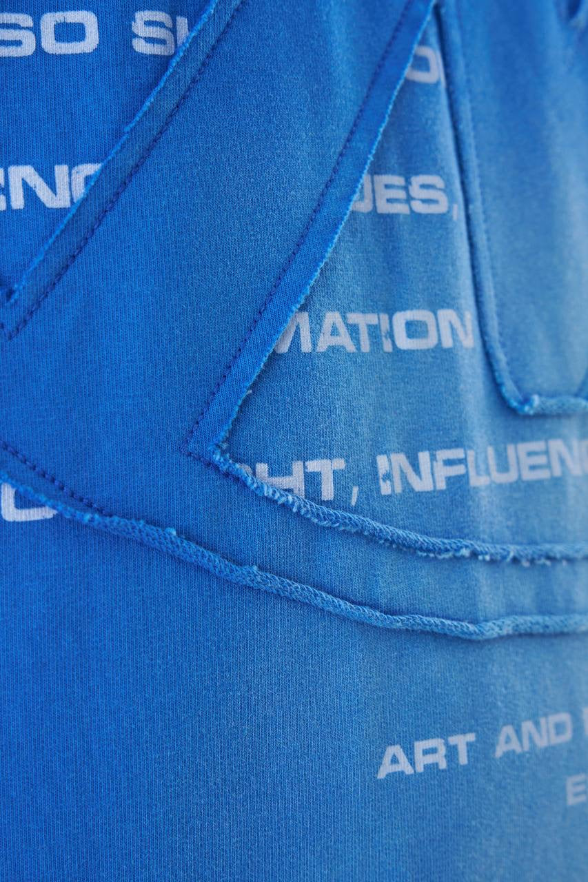 Men's Boxy Fit Short Sleeve Patched Washed T-Shirt