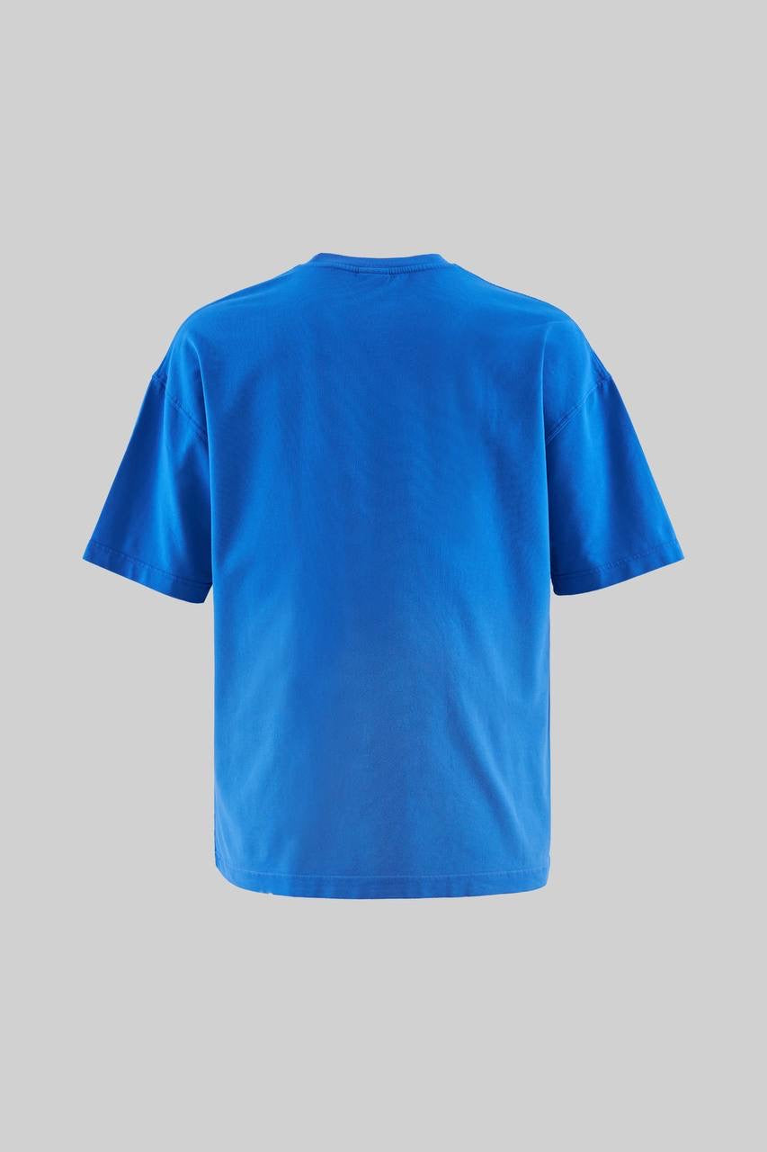 Men's Boxy Fit Short Sleeve Biker T-Shirt in Soft Cotton