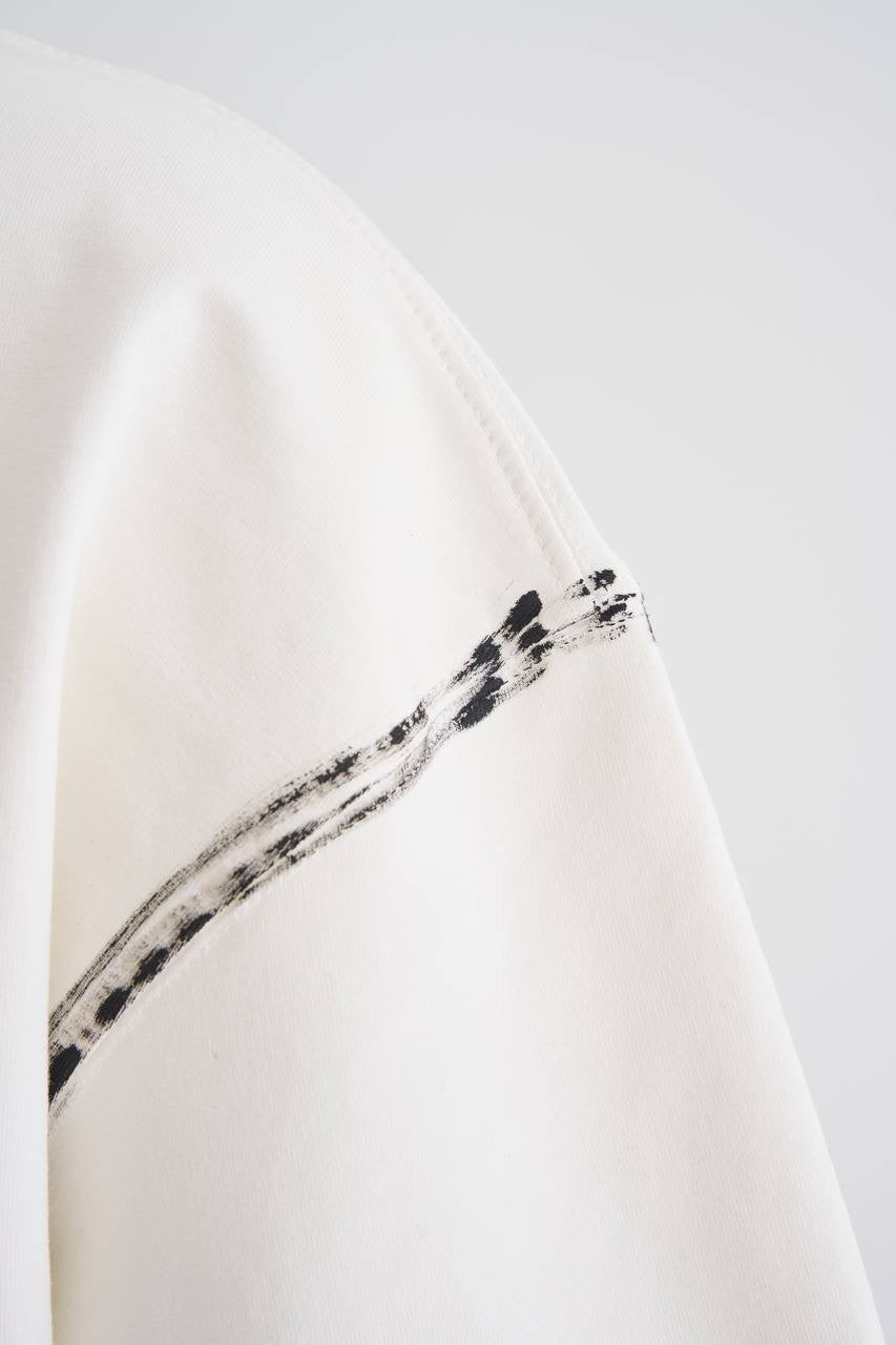 Men's Boxy Fit Short Sleeve Distressed Graphic T-Shirt