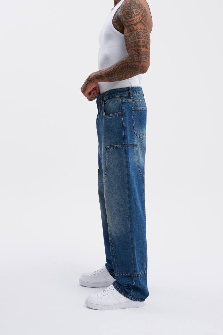 Commando BD Men's Baggy Fit Denim Pant – Comfortable & Stylish