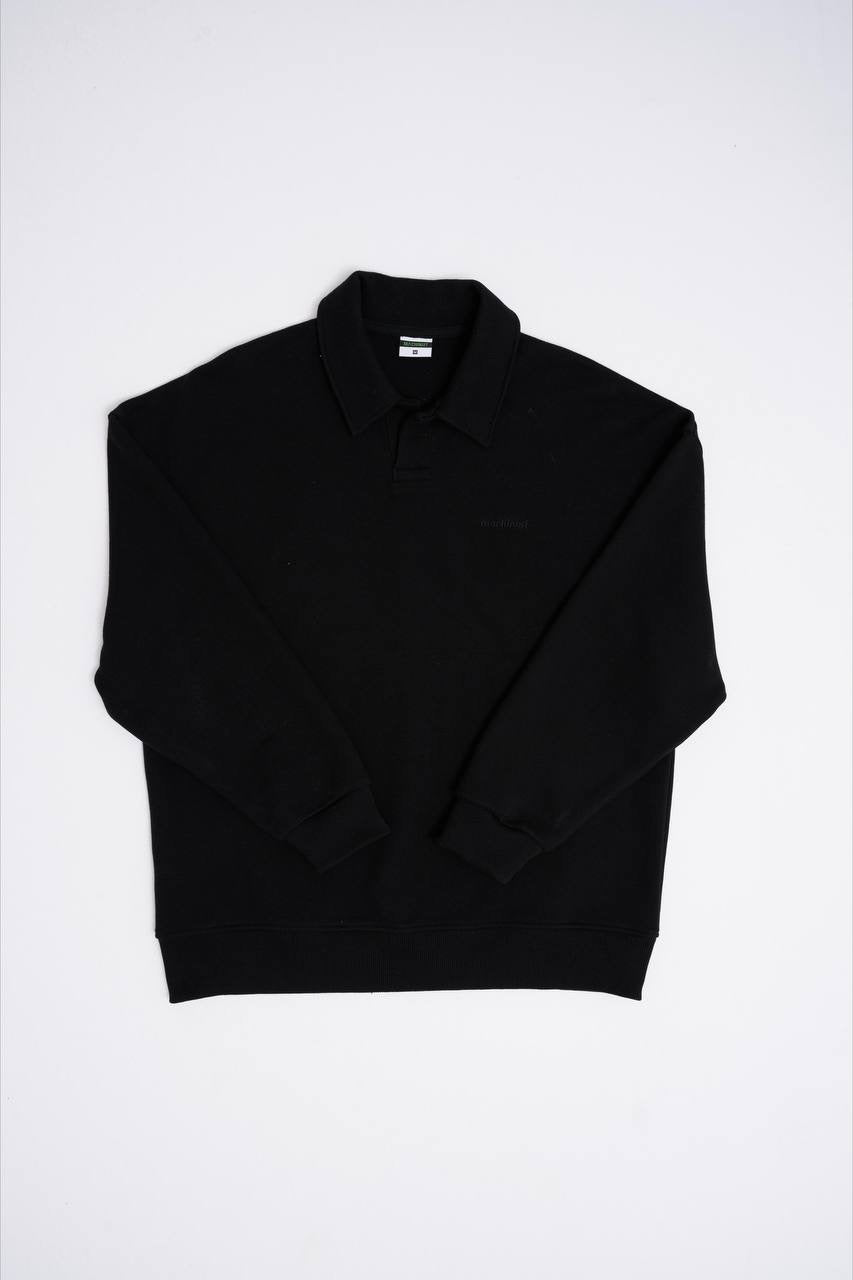 Button Pullover Sweatshirt / T-Shirt