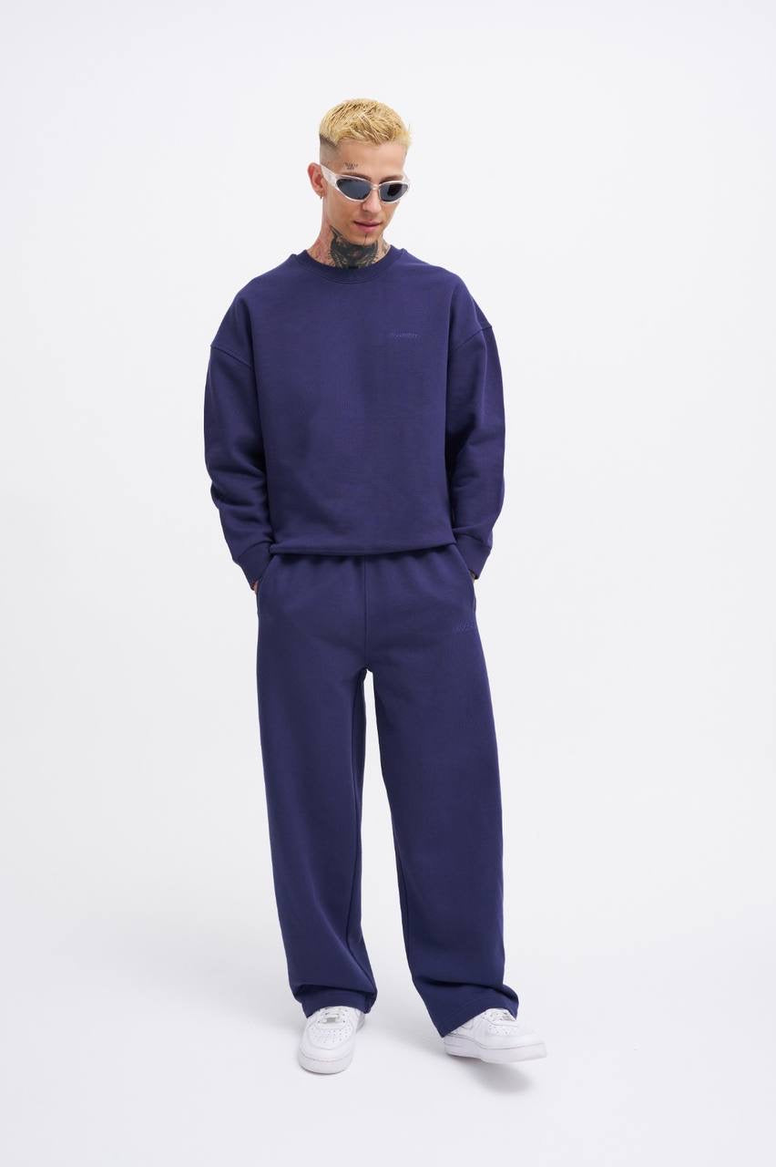 Machinist Men's Luxury Basic Washed Jogger Purple Sweatpants