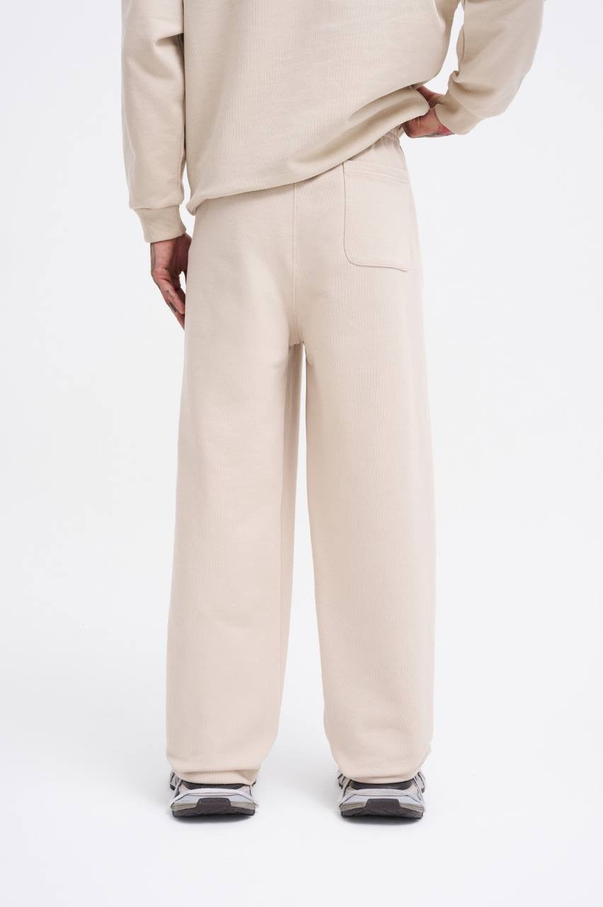 Machinist Men's Basic Diagonal Baggy Brown Sweatpants