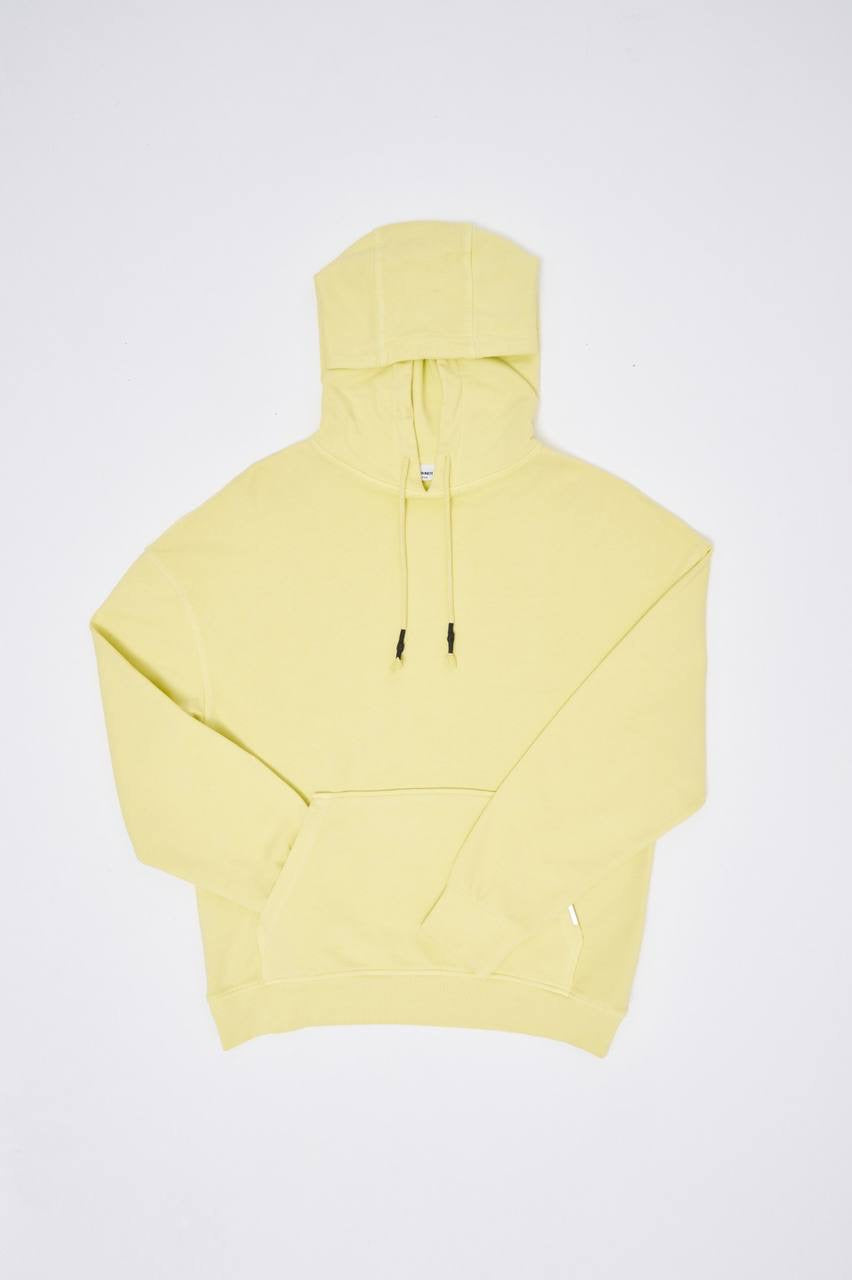 Machinist Basic Solid Hooded Oversize Washed Sweatshirt