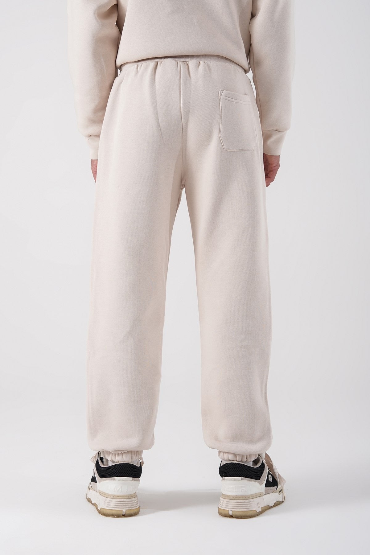 Beige Slim Fit Jogger Pants – Unisex Casual Streetwear Bottoms