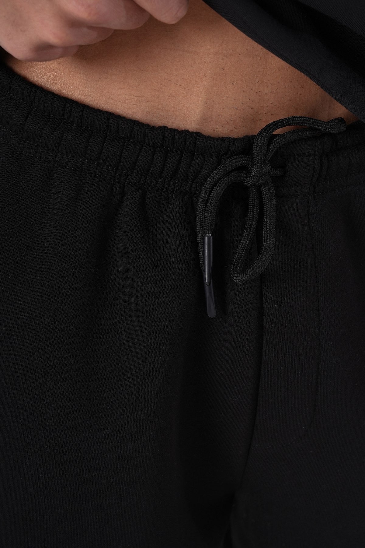 Black Straight Fit Jogger Pants – Unisex Casual Streetwear Bottoms