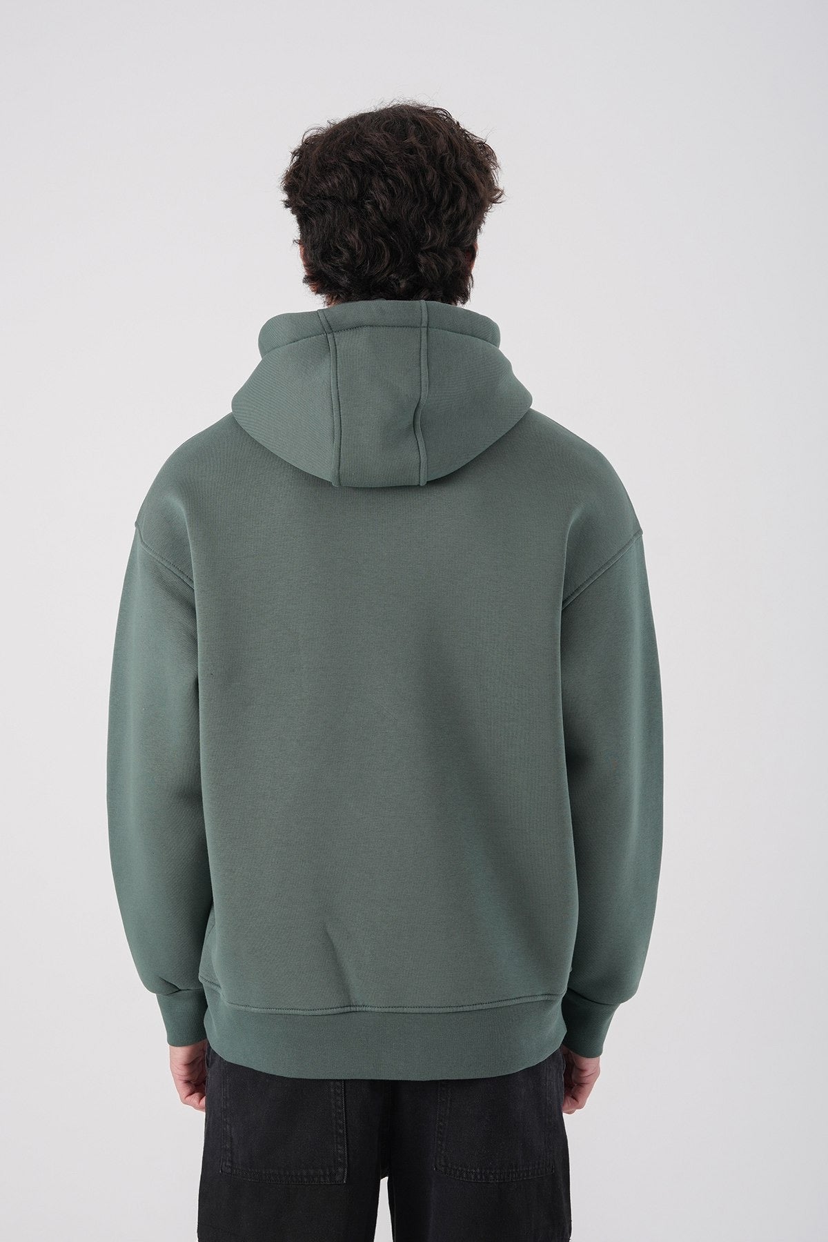 Green Zip-Up Hoodie – Unisex Casual Streetwear Sweatshirt