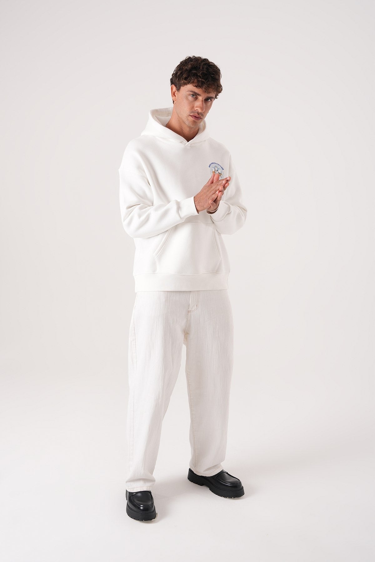 Men’s Beige Hoodie – Noble Privilege Edition