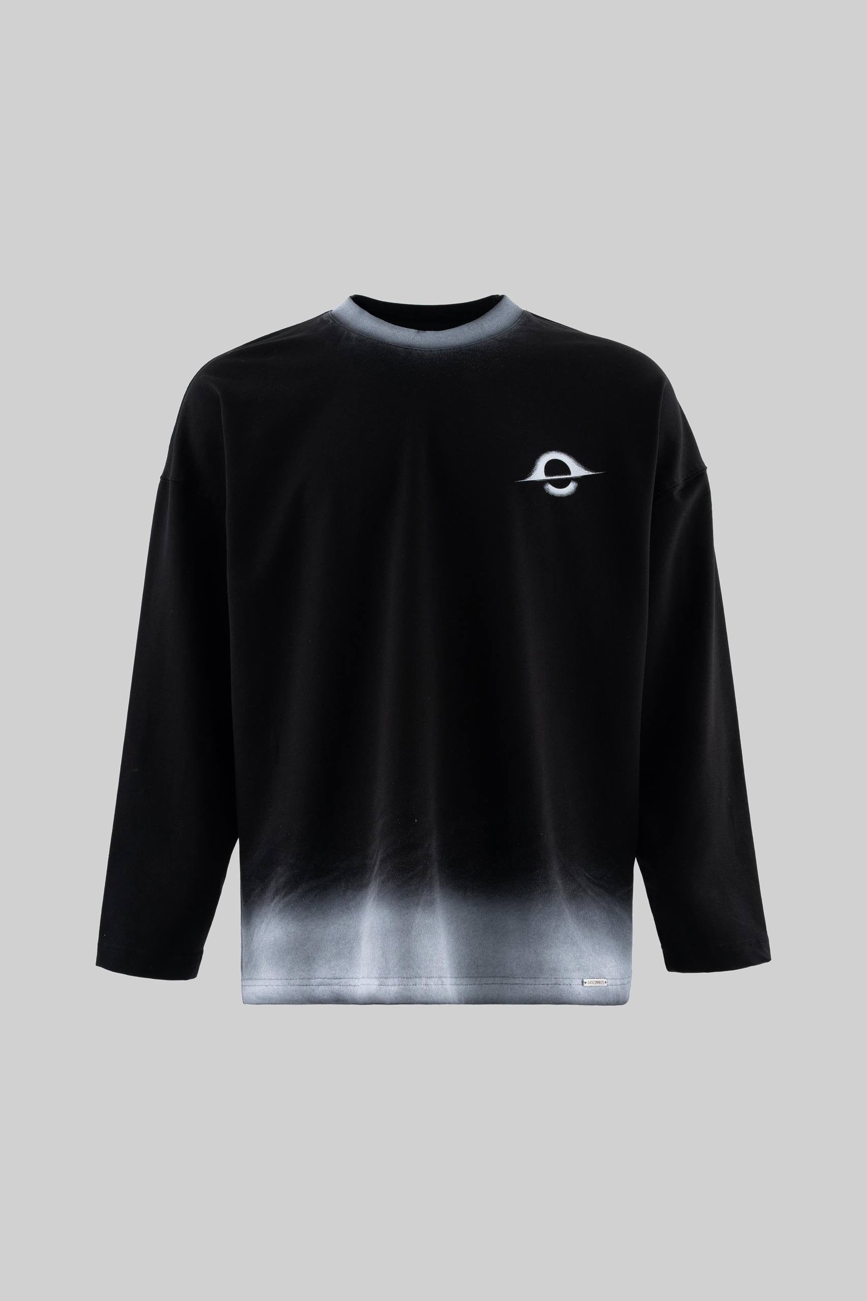 Machinist Men’s Oversize Printed white and black Sweatshirt