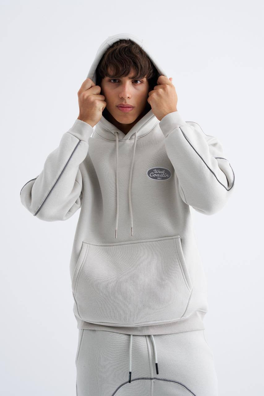 Diesel  BigOval Hoodie – Grey