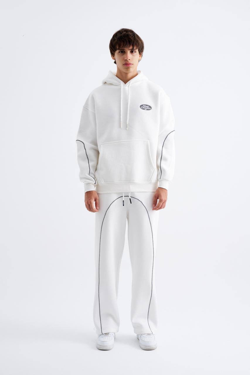 PEQUS Mythic White Hoodie