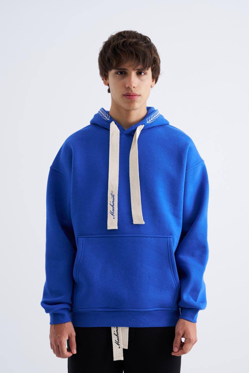 Men's Solid Hooded Full Sleeves Regular Fit Hoodie