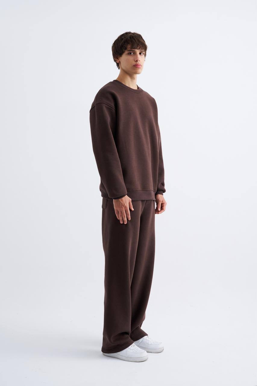 Basic Boxy Fit Crewneck Sweatshirt