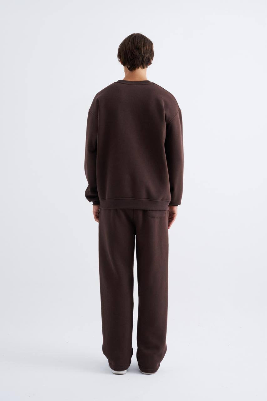 Basic Boxy Fit Crewneck Sweatshirt
