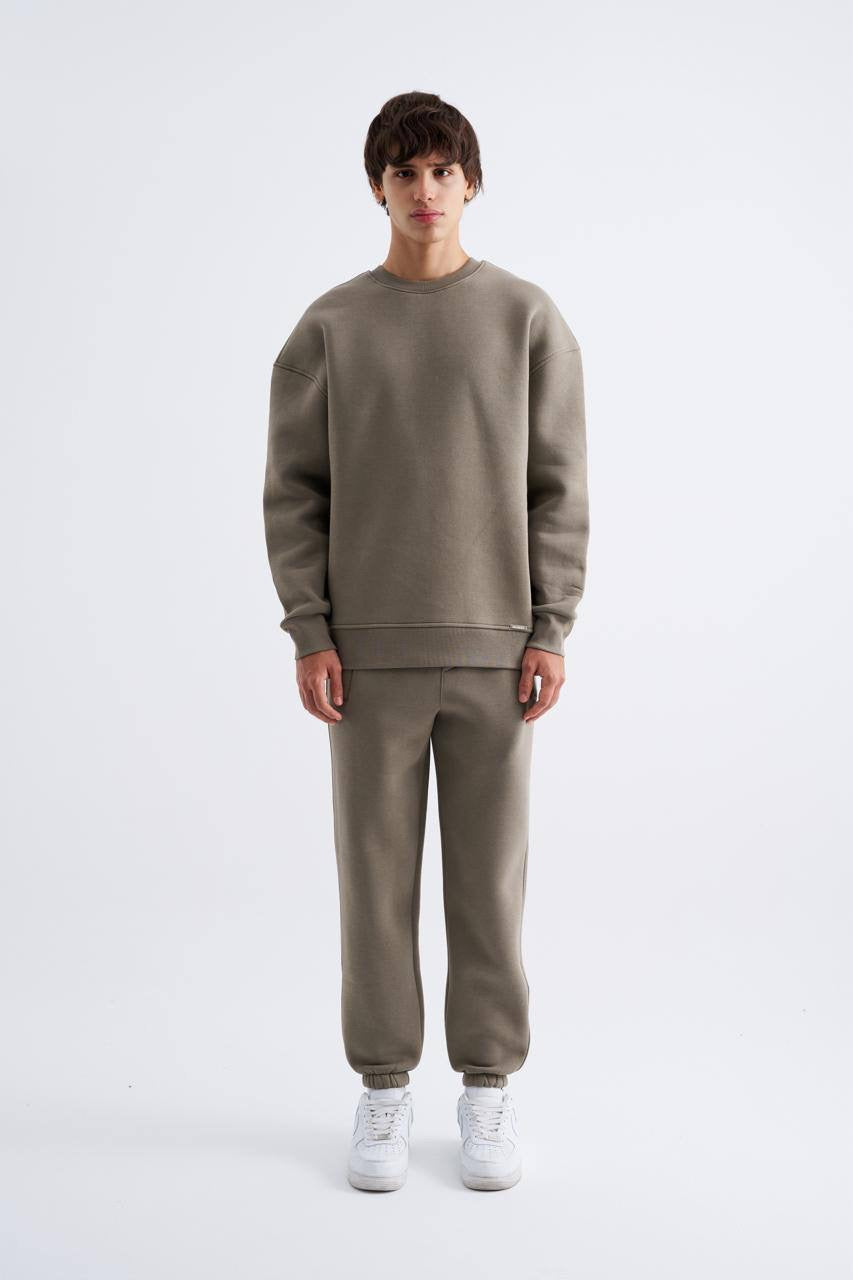 Green OB Comfort Crew Neck Sweatshirt for Men