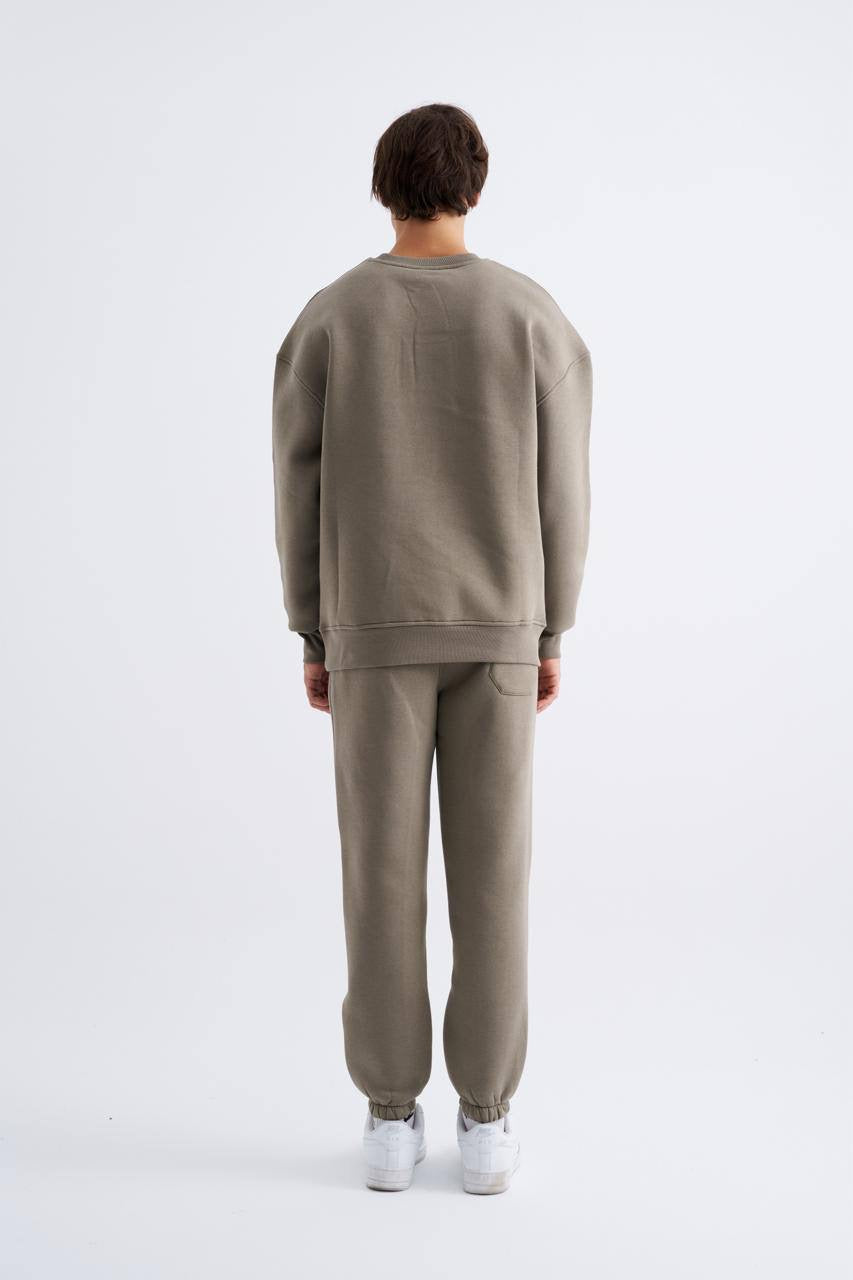 Green OB Comfort Crew Neck Sweatshirt for Men