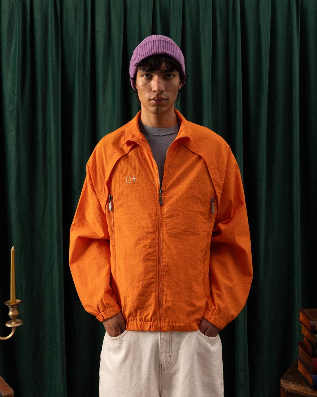 Men’s Lightweight Windbreaker Jacket – Zip-Up Casual Streetwear
