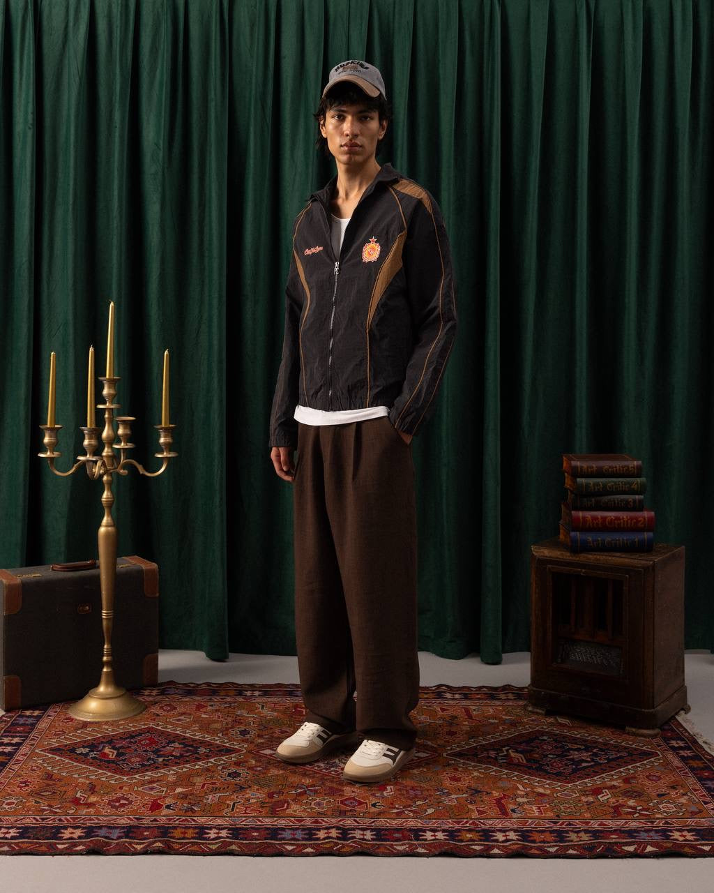 Men’s Retro Sports Windbreaker Jacket – Multi-Color Variants