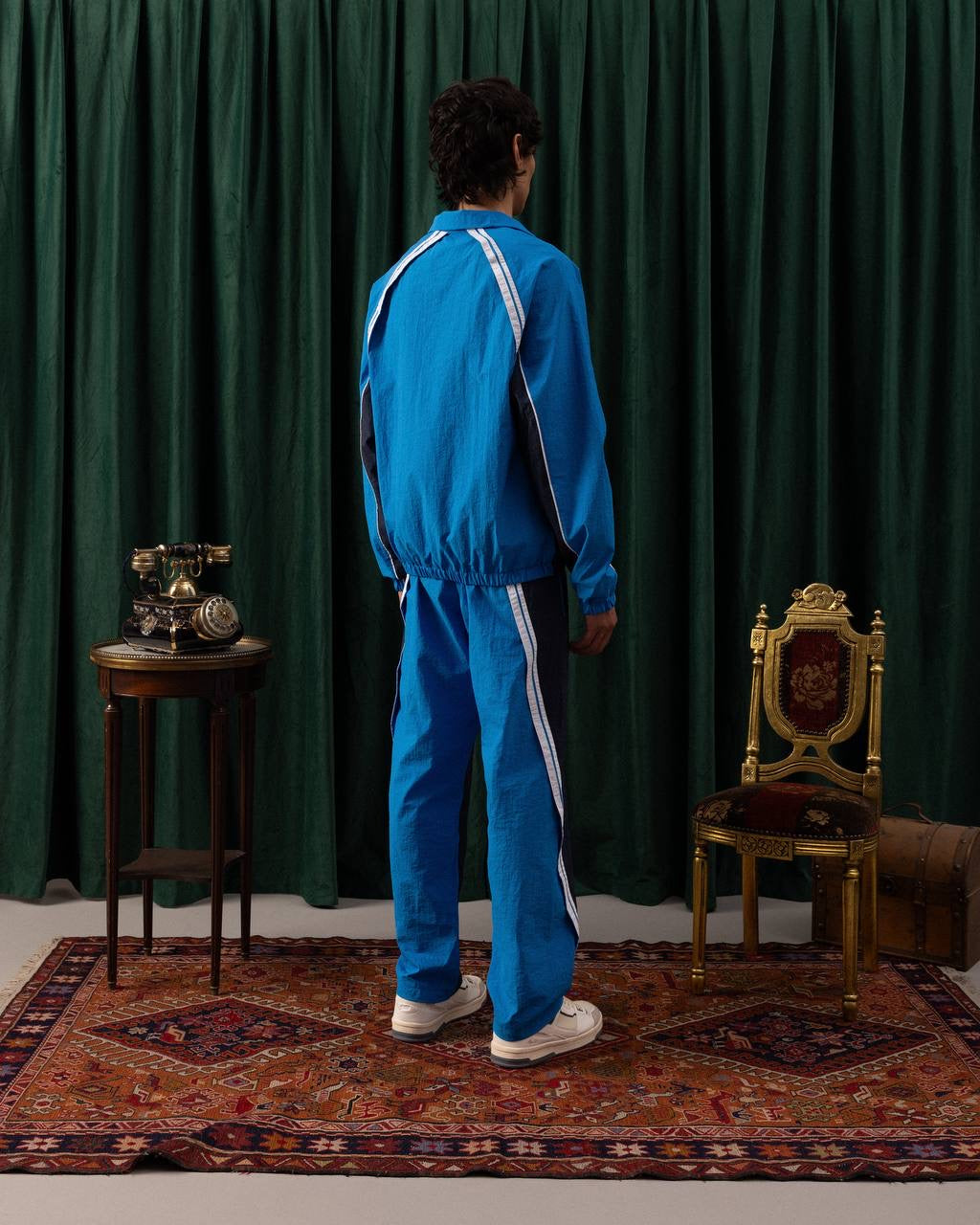 Men’s Retro Tracksuit Collection – Classic Color Block Style