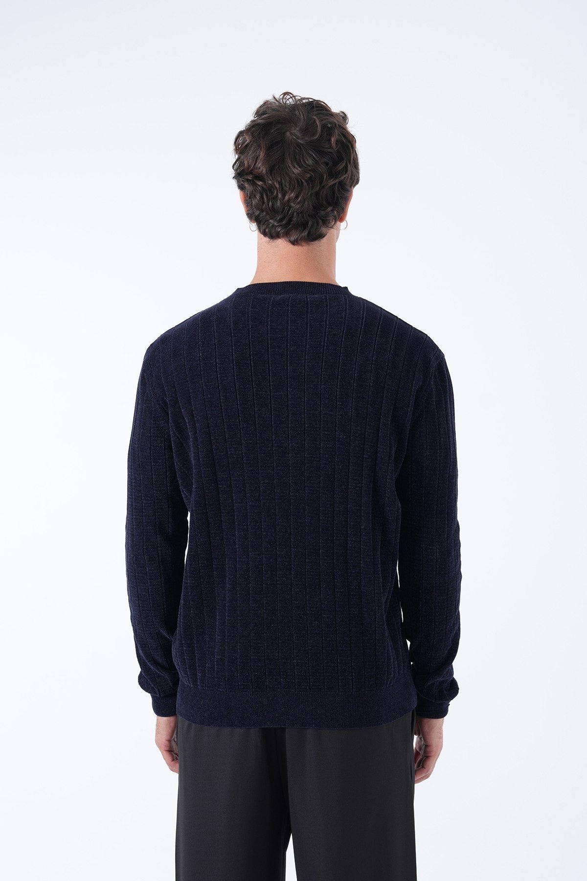 Men’s Classic Ribbed Knit Sweater – Multiple Colors