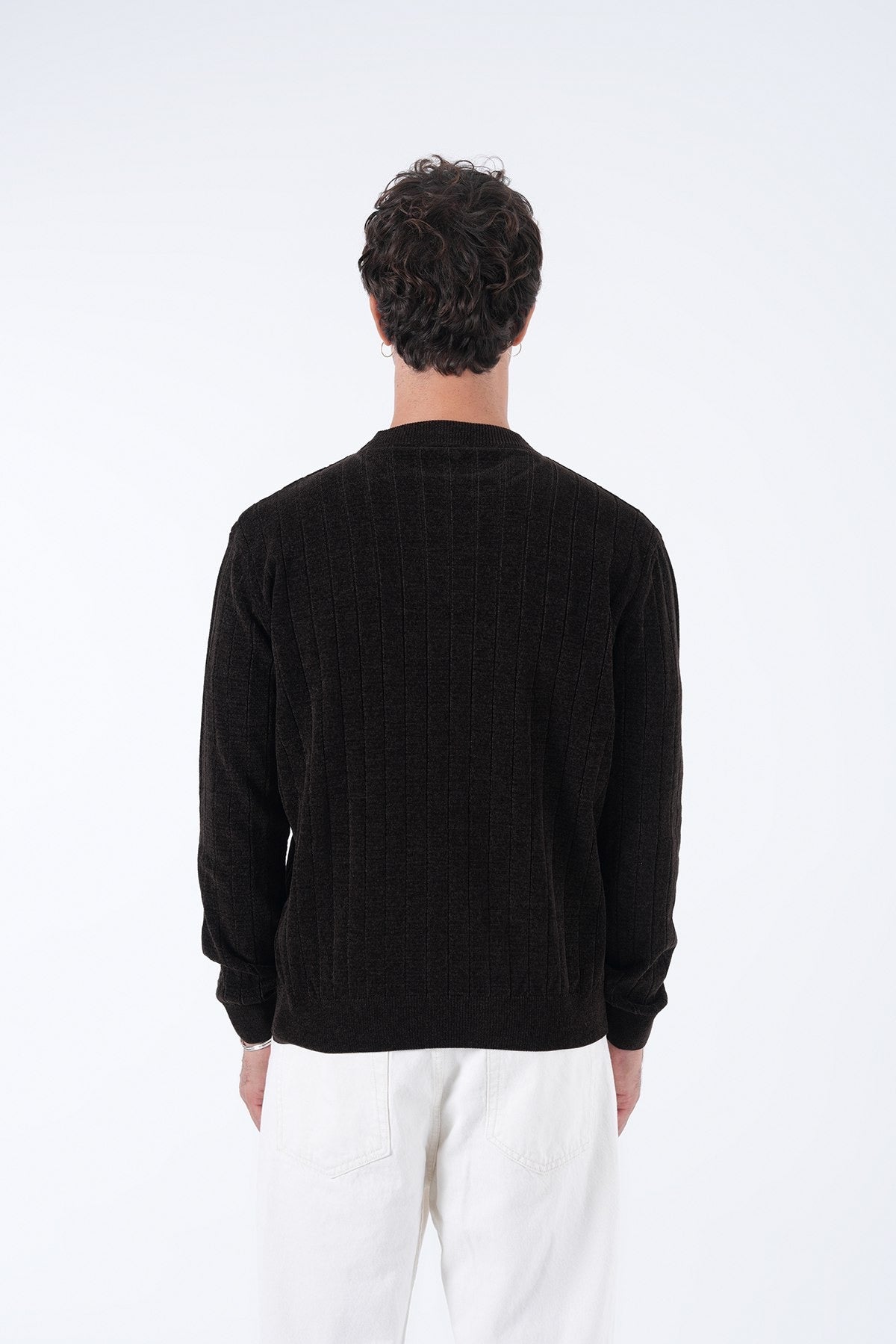 Men’s Classic Ribbed Knit Sweater – Multiple Colors
