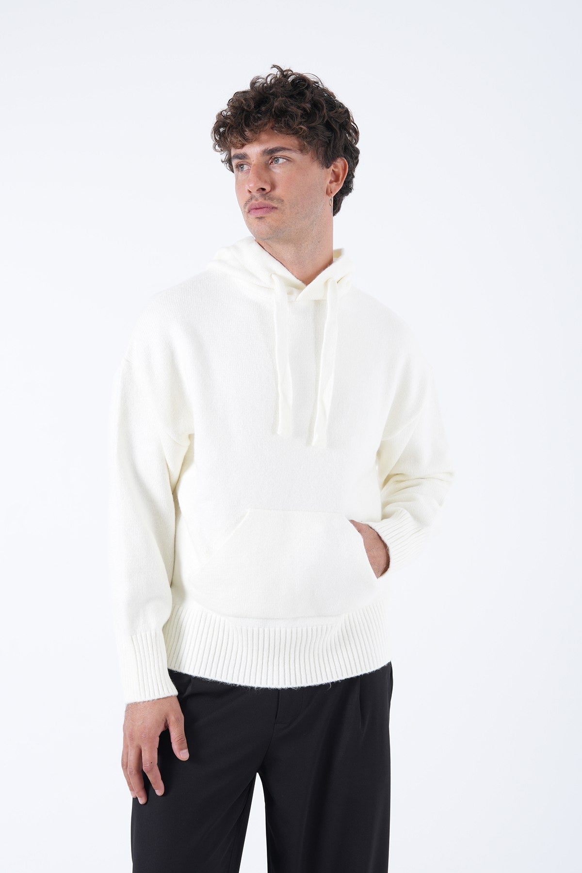 Men’s Essential Knit Hoodie – Core Collection