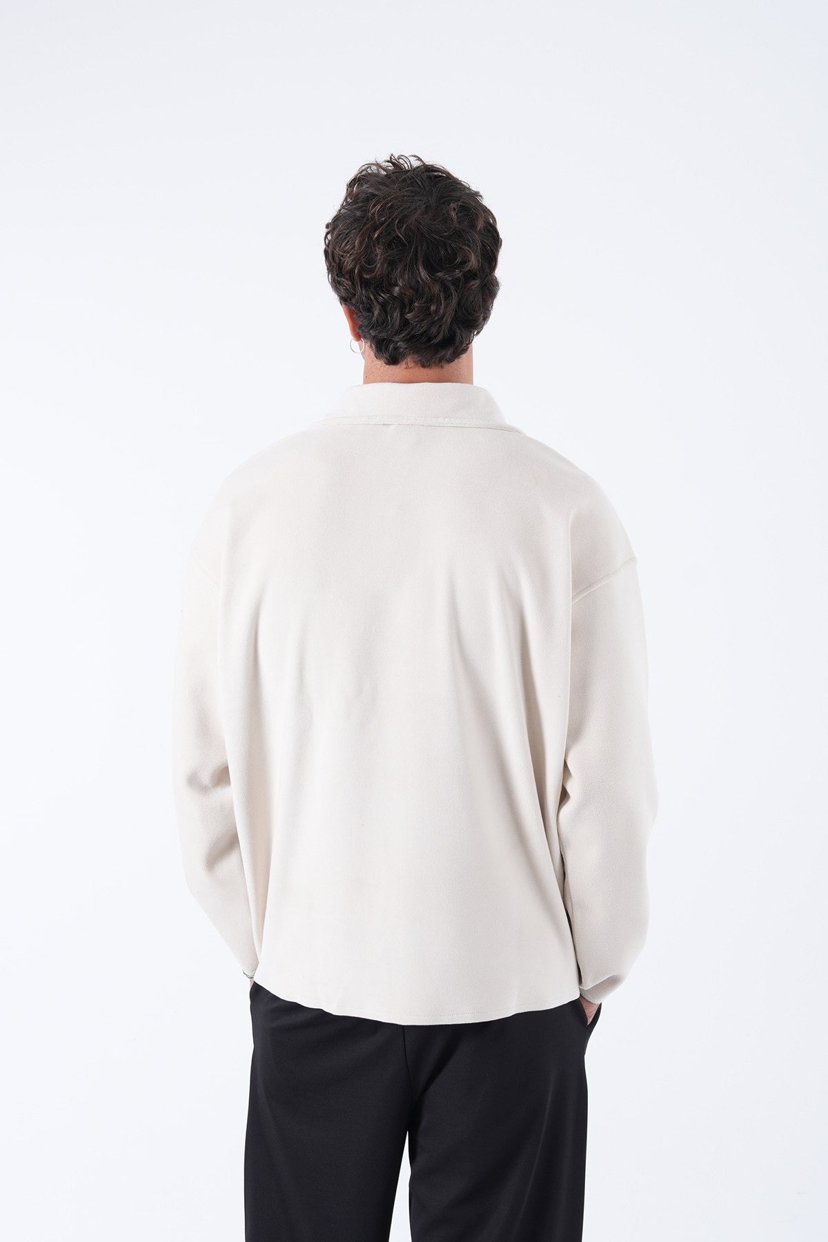 Men’s Minimal Half-Zip Pullover – Essential Collection