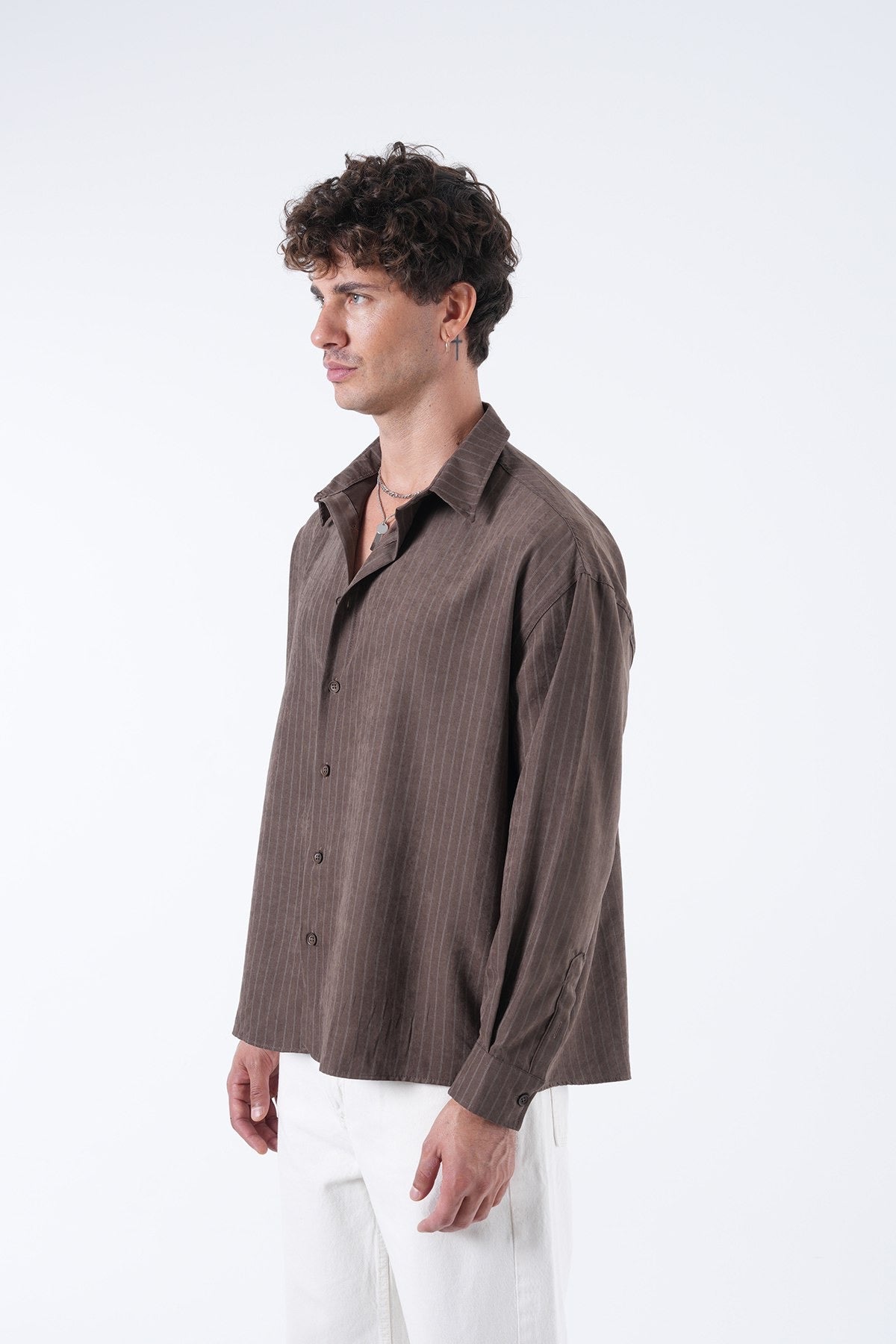 Men’s Striped Relaxed Shirt – Timeless Essentials