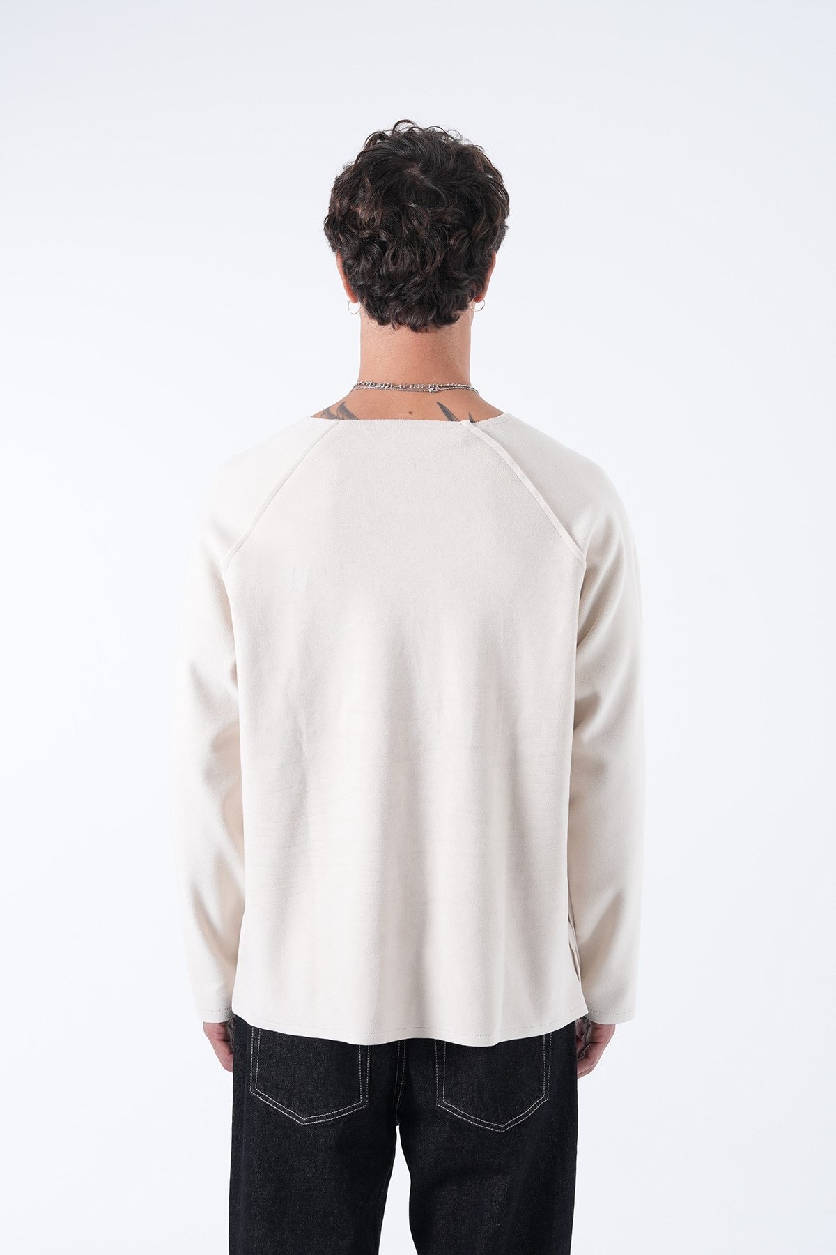 Men’s Minimal Crewneck Long Sleeve – Essential Collection