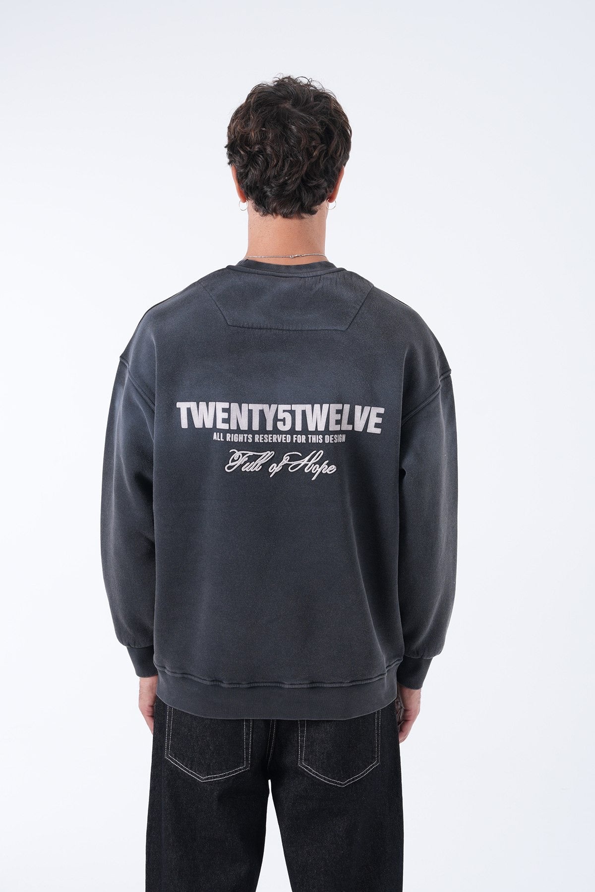 Men’s Oversized Graphic Sweatshirt – Full of Hope Edition
