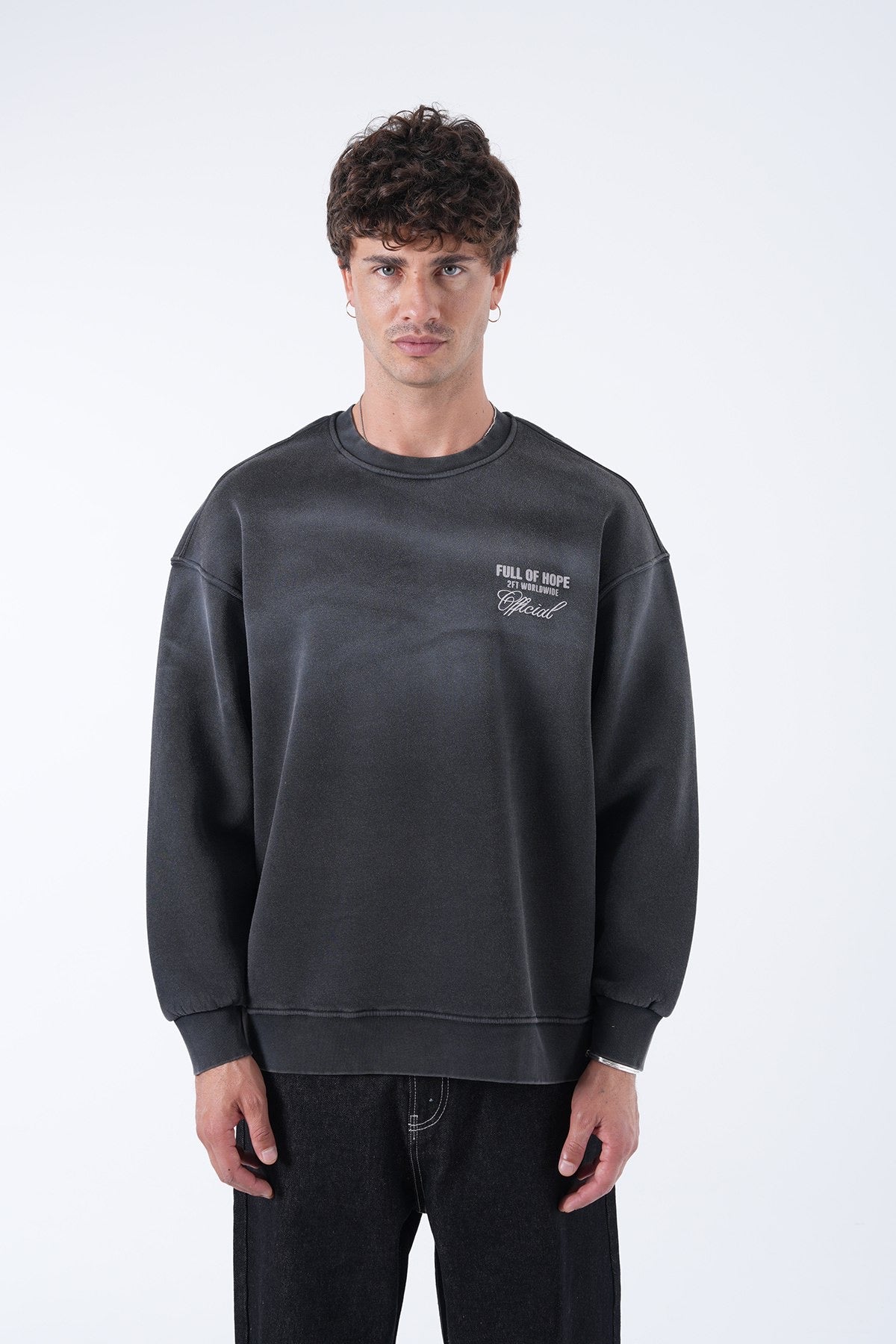 Men’s Oversized Graphic Sweatshirt – Full of Hope Edition